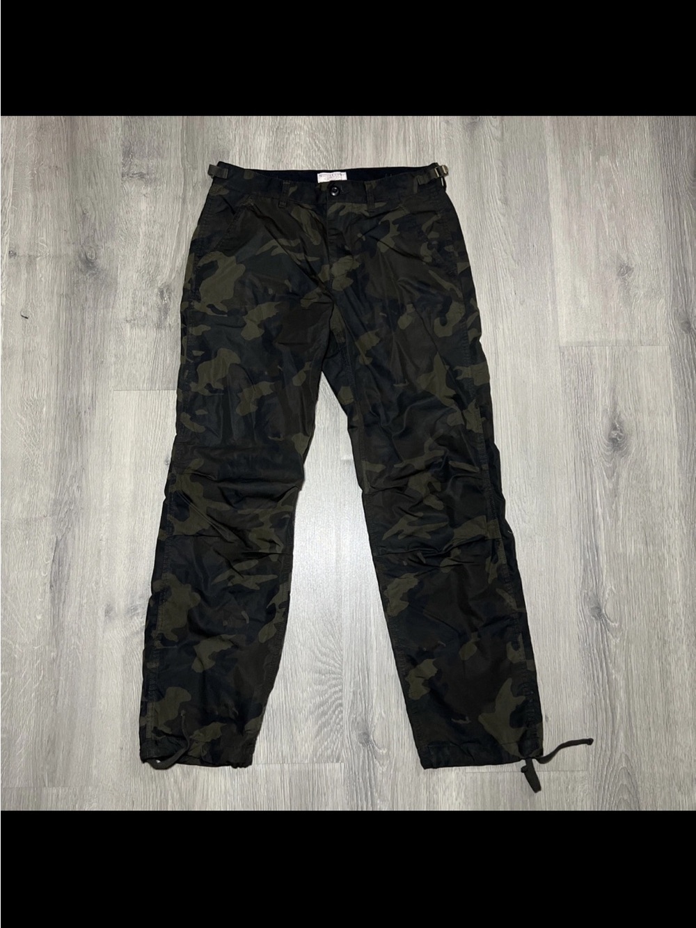 Men's Camo Utility Pants - Black/Olive